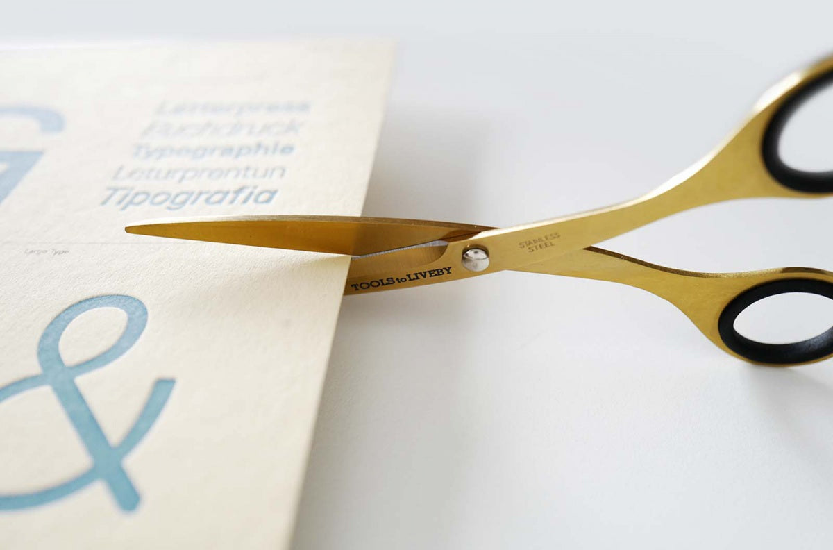 Tools to Liveby Scissors - 6.5" - Gold