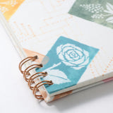 Kakimori Spiral Notebook - Tomoko Murata - Flower Bone