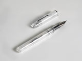 Fine Writing International Fenestro Fountain Pen - Demonstrator Silver Trim