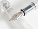 Fine Writing International Fenestro Fountain Pen - Demonstrator Silver Trim