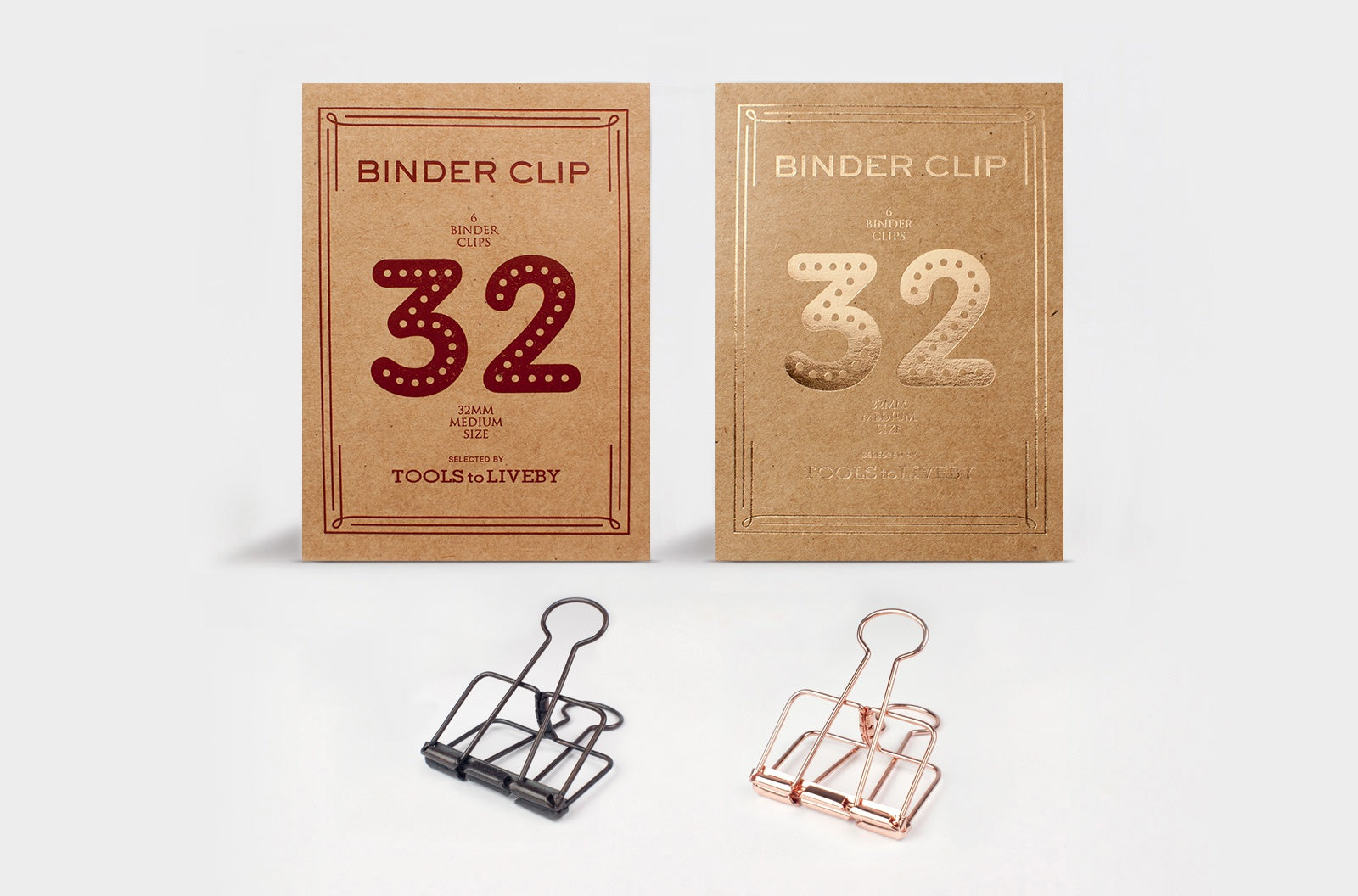 Tools to Liveby Binder Clips - 32mm