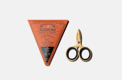 Tools to Liveby Scissors - 3" - Gold