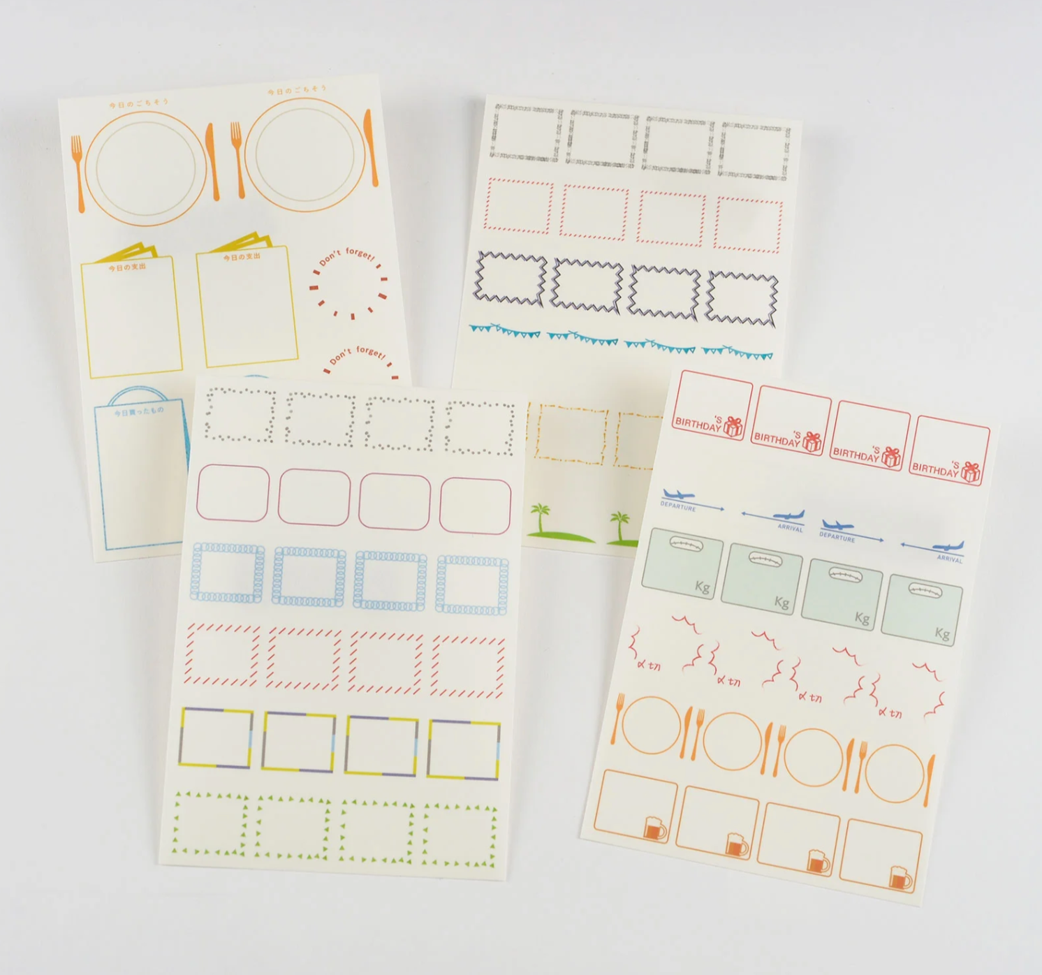 Hobonichi Frame Stickers