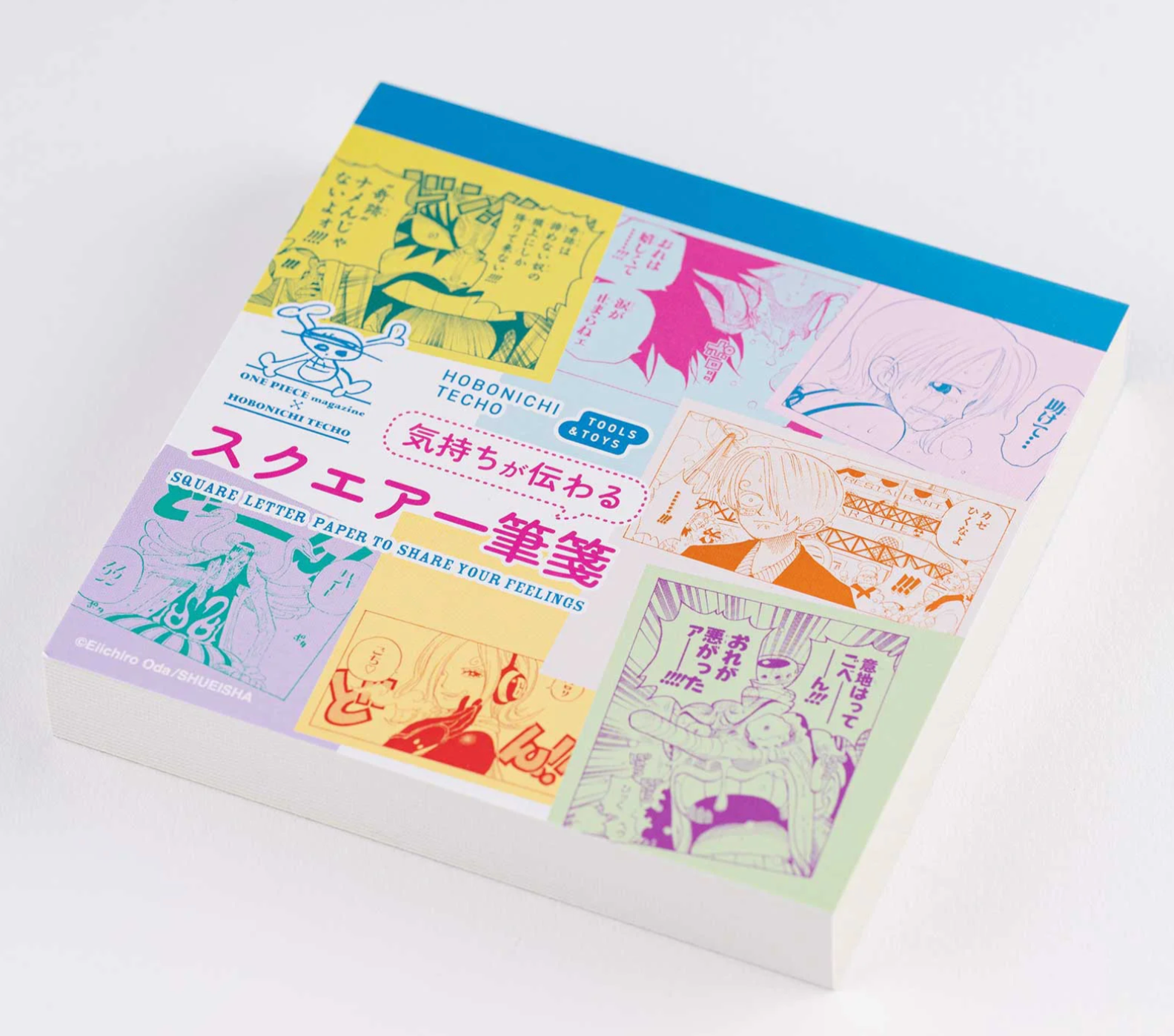 Hobonichi x ONE PIECE Magazine: Square Letter Paper to Share Your Feelings