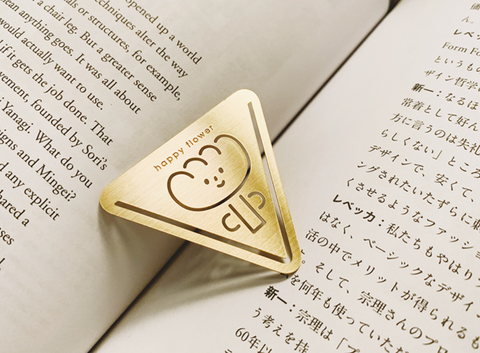 Yohand Studio Brass Bookmark - Flower