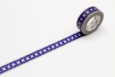 mt Washi Tape - ladder dot blue