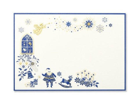 G.C. Press Short Message Card Set - TO WISH YOU Blue