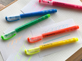 Kokuyo Beetle Tip 3way Highlighter Pen - Yellow