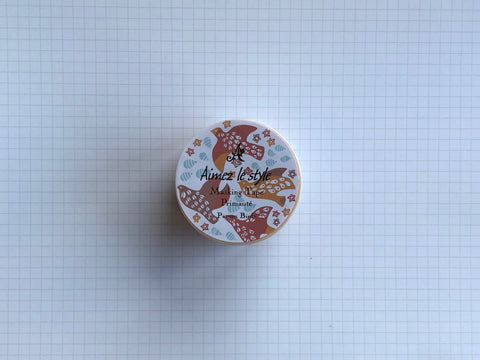 Masking Tape Washi - Pattern Birds