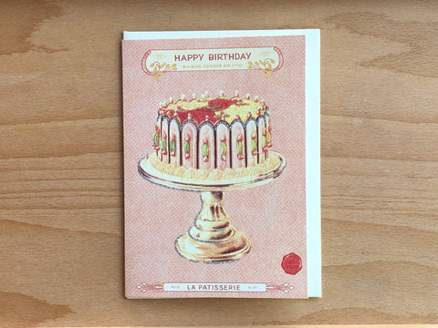 Happy Birthday Cake Greeting Card