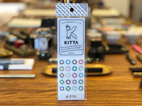 Kitta Portable Washi Tape - Seal - Robotic Circles