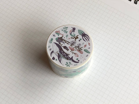 Masking Tape Washi - Sea Creatures