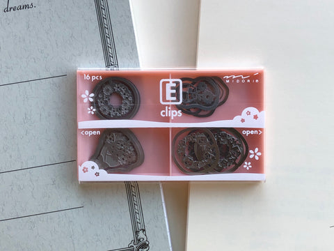 Midori Etching Clip E Clips - Flower