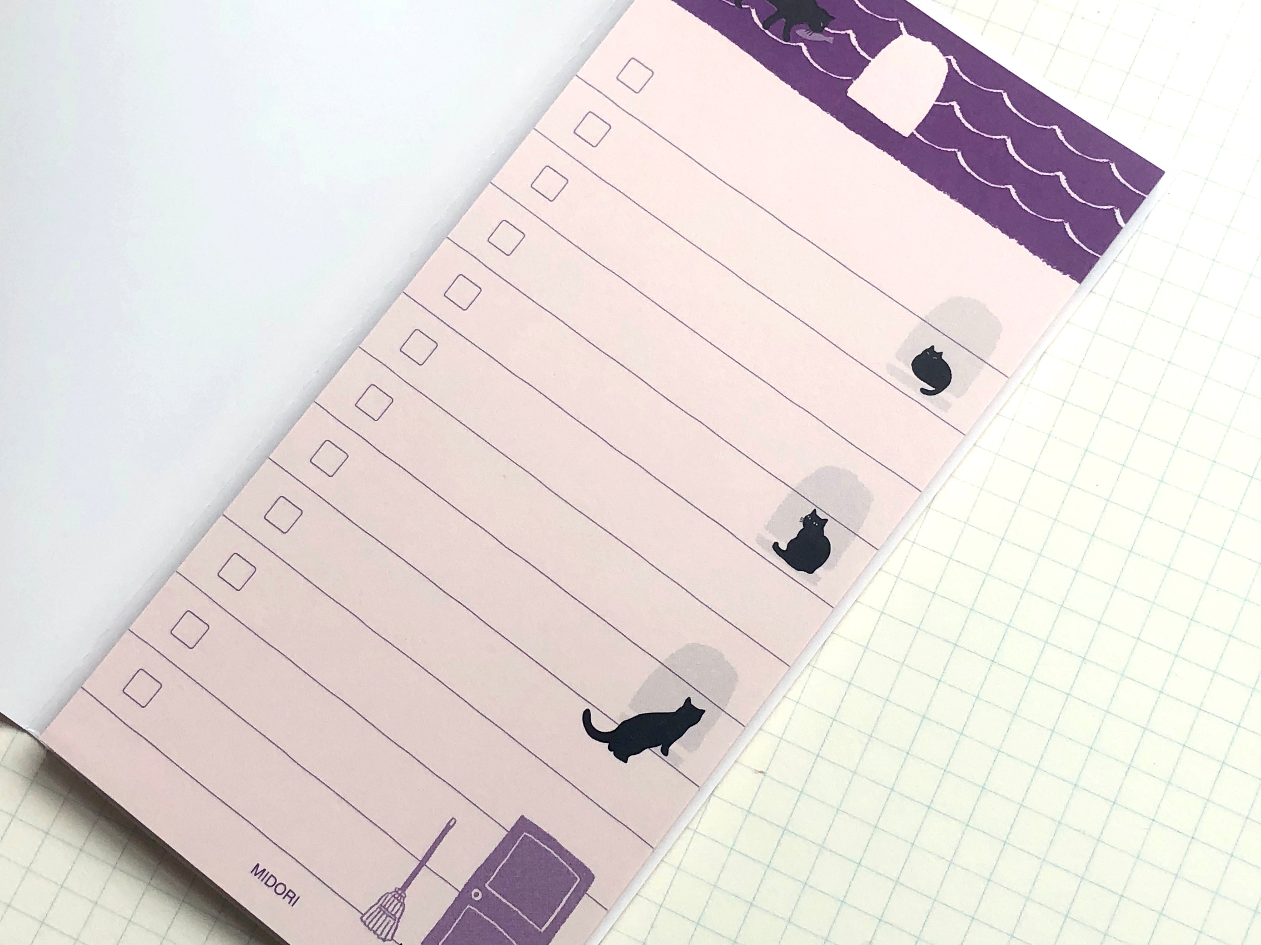 Sticky Cat Checklist - Large