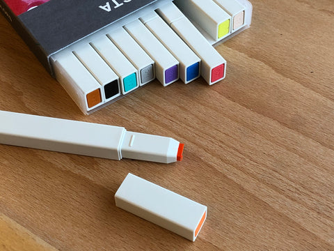 Kokuyo PASTA Soft Marker - 10 Colors Set