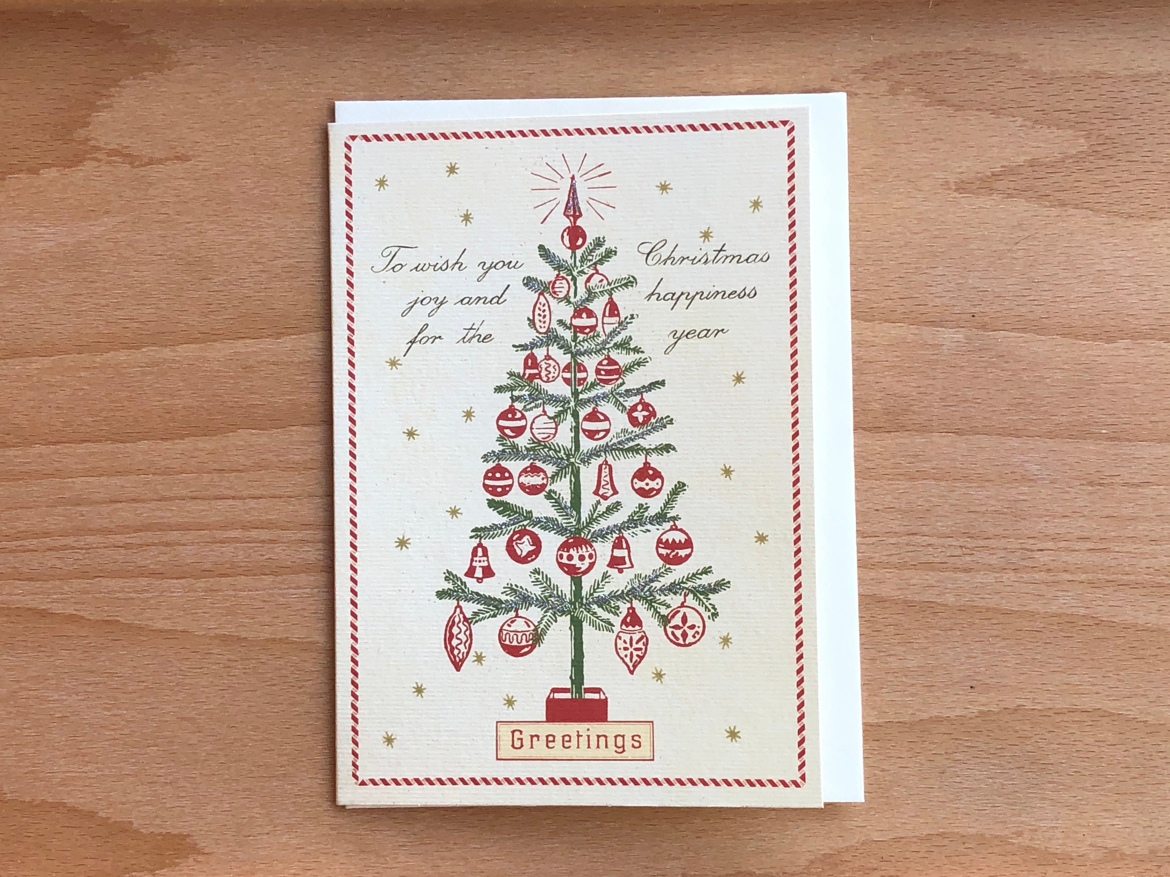 Christmas Tree Greeting Card