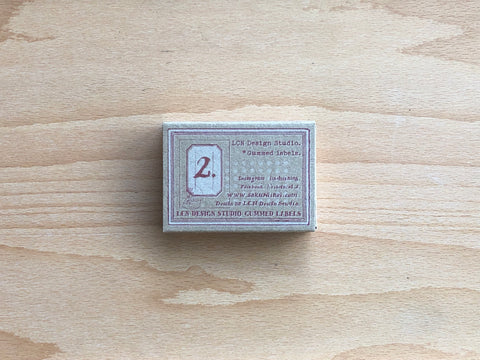 LCN Gummed Label Set - Specimen Labels No. 2