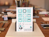 Letterpress Postcard - Ghost Tableware Shop