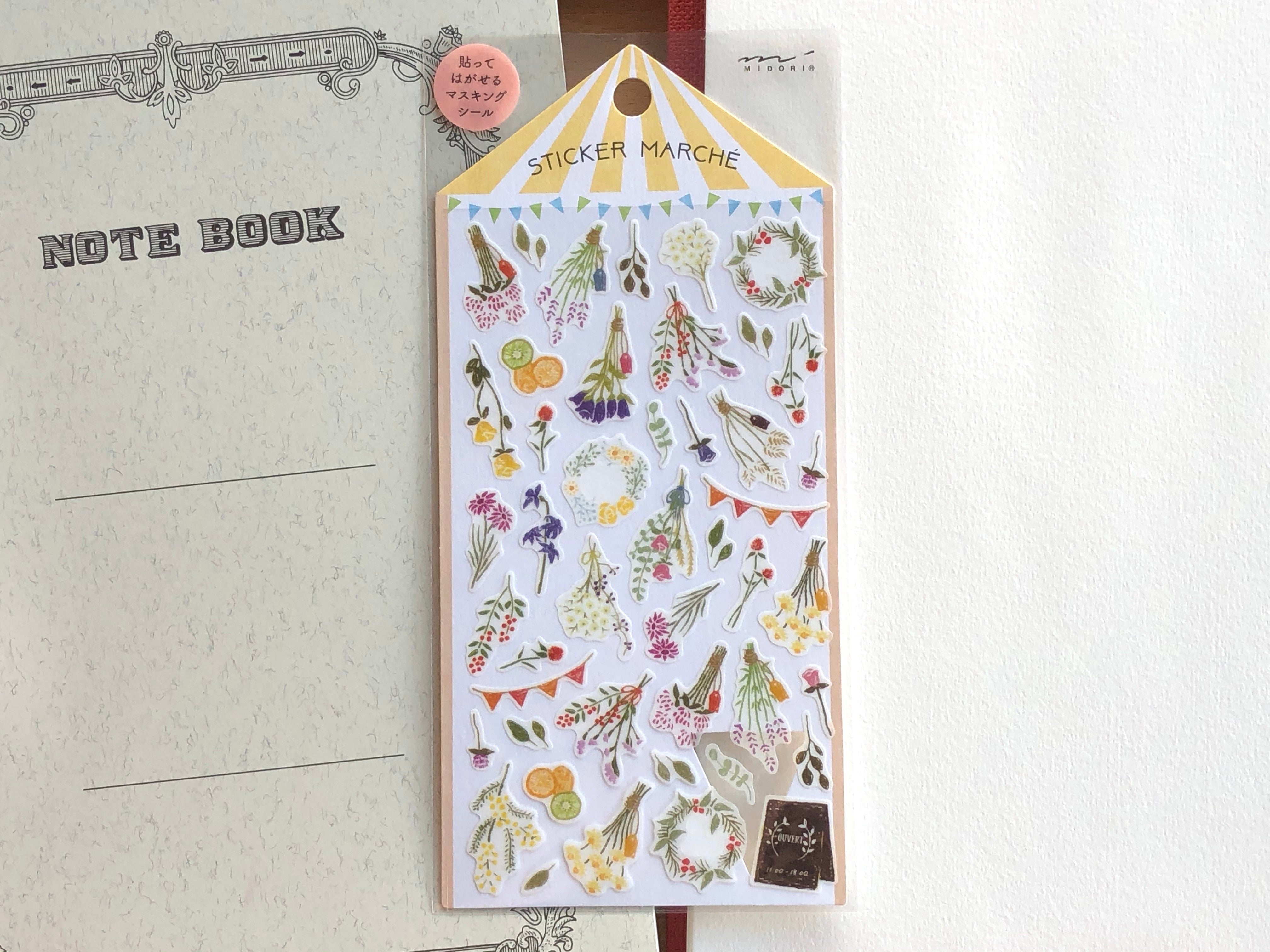 Sticker Marche Dried Flower