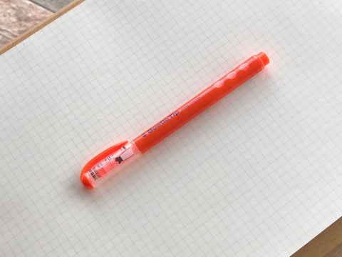 Kokuyo Beetle Tip 3way Highlighter Pen - Orange