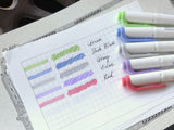 Zebra Mildliner Highlighter 5 Color Set