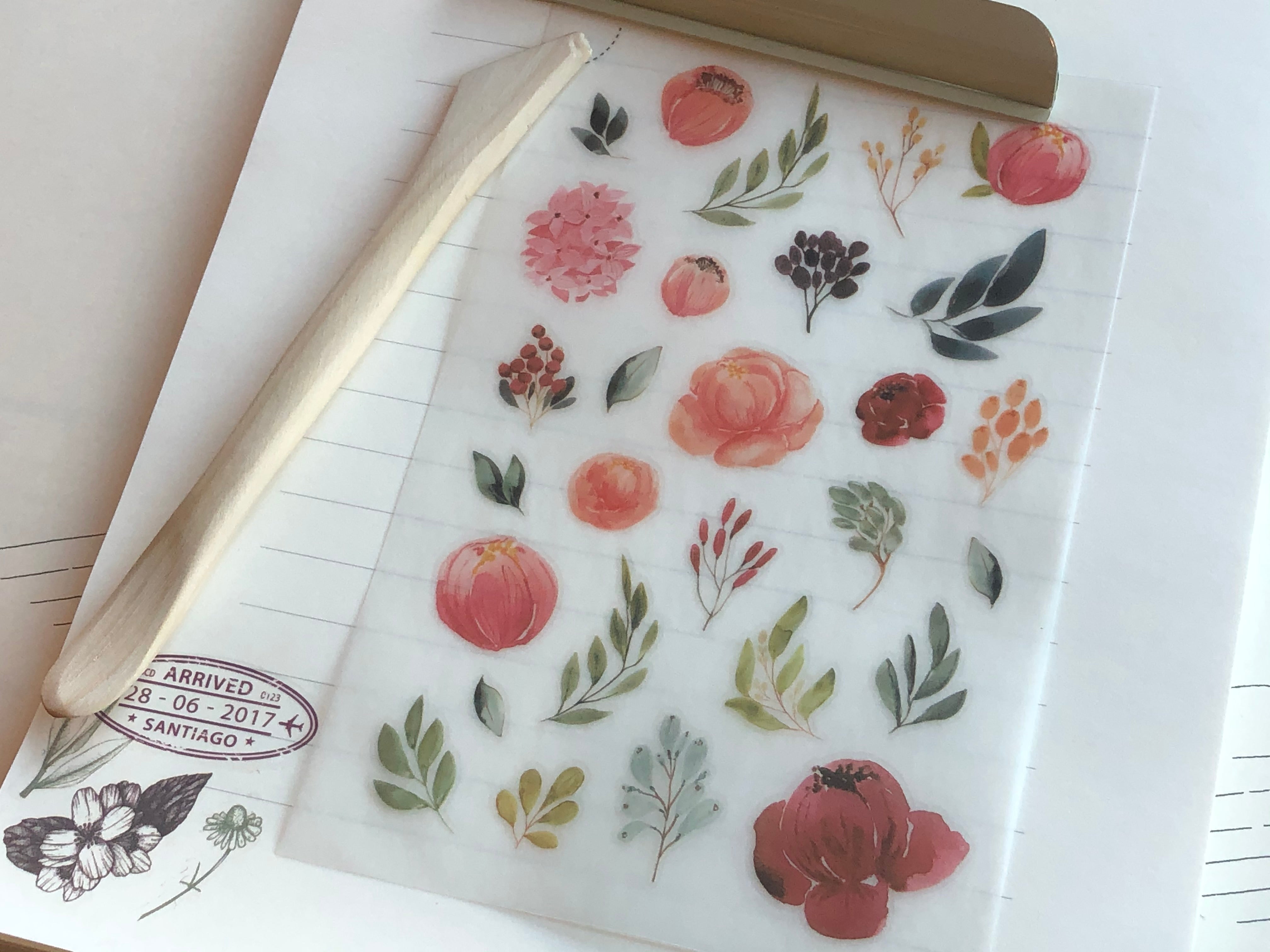 MU Print-On Stickers - Citrus Florals - #70