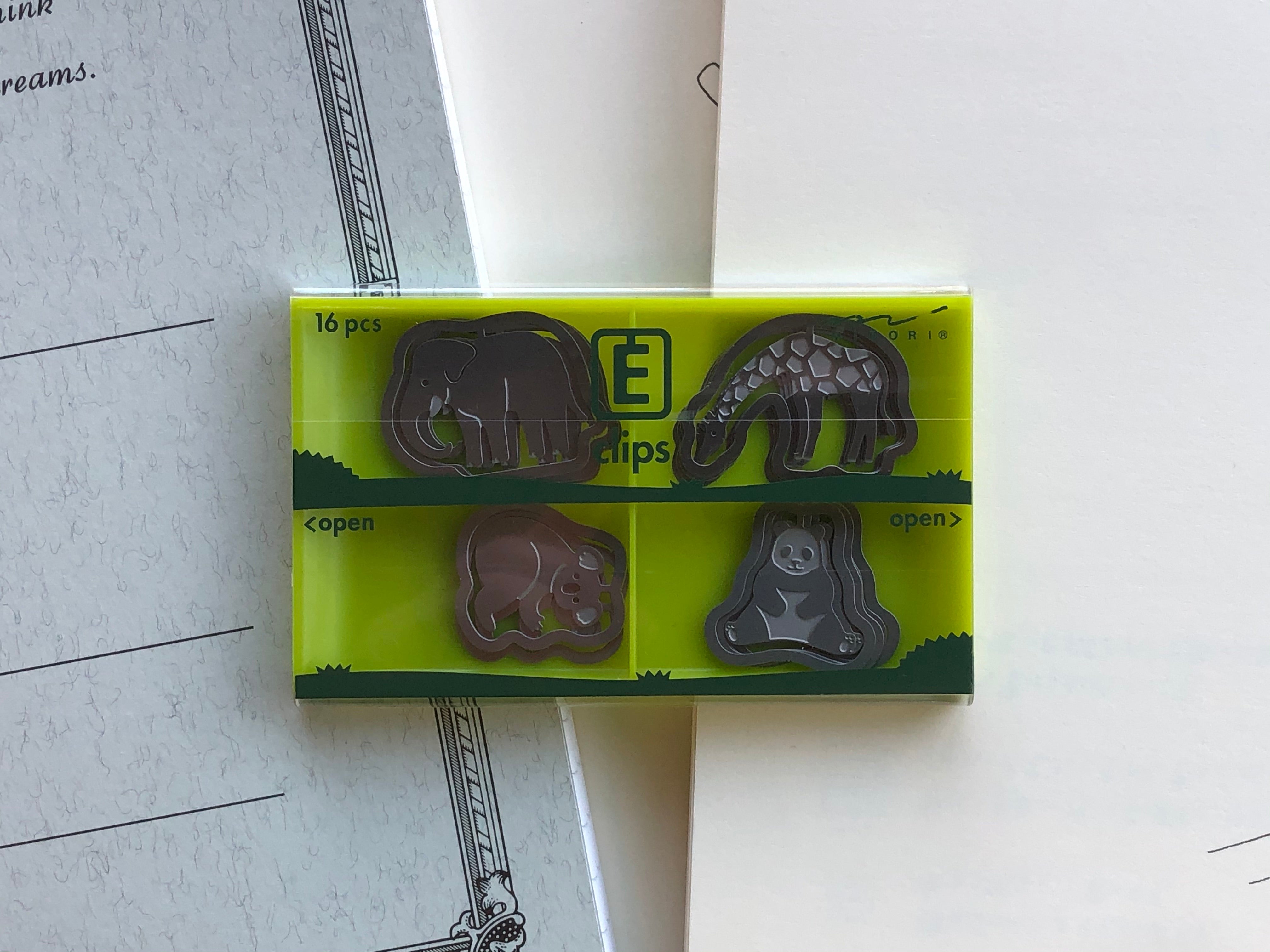 Midori Etching Clip E Clips - Zoo