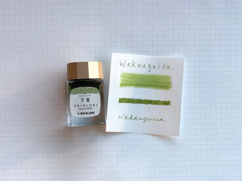 Sailor Shikiori Waka-Uguisu Ink - 20mL Bottle