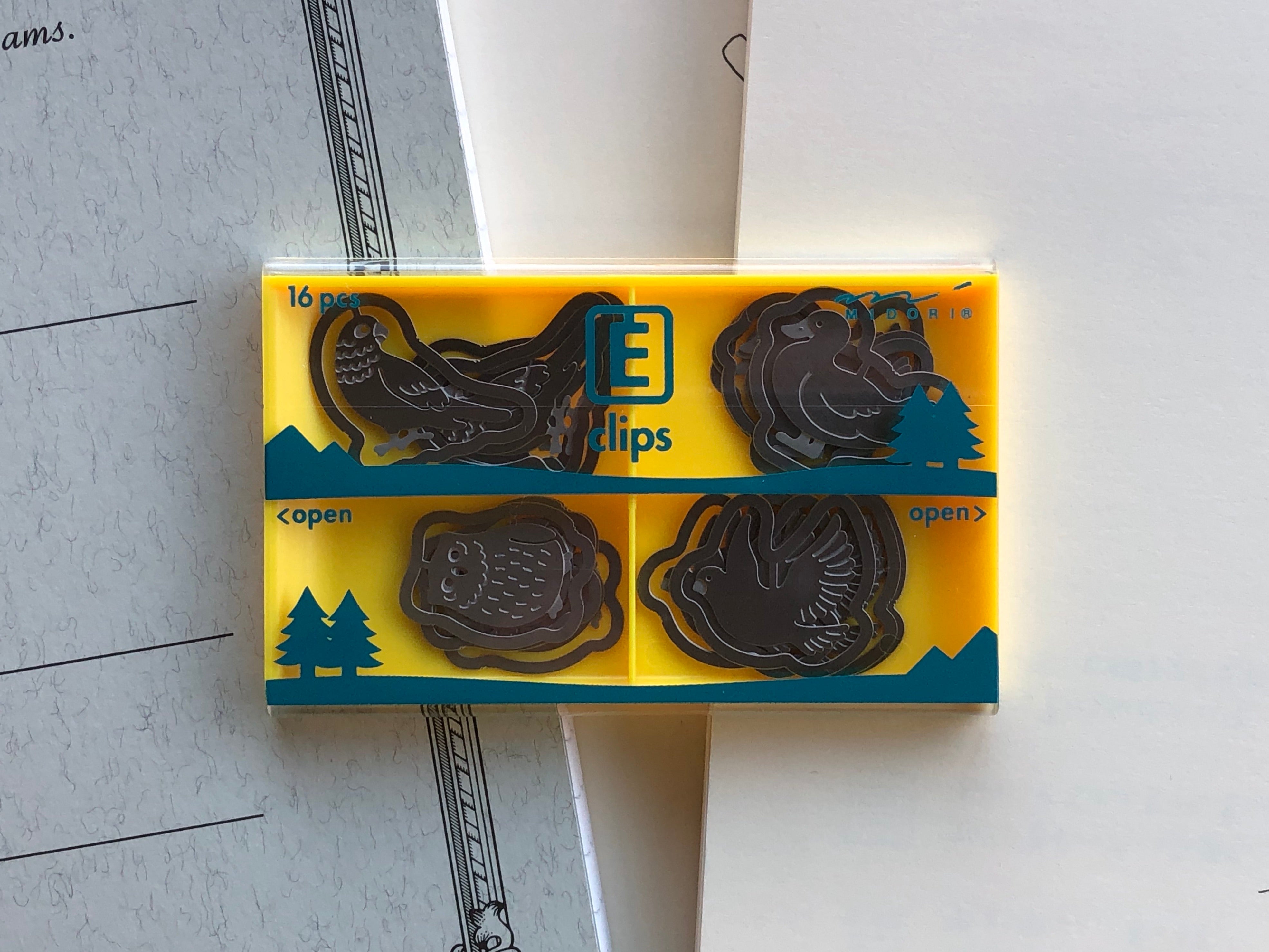 Midori Etching Clip E Clips - Bird