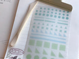 MU Print-On Stickers - Pastel Shapes - #25