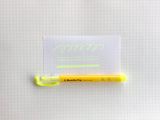 Kokuyo Beetle Tip 3way Highlighter Pen - Yellow