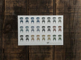 Classiky - Mihoko Seki Small Stickers - Chairs