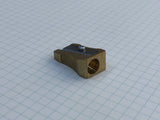 Dux Brass Pencil Sharpener - Wedge Single