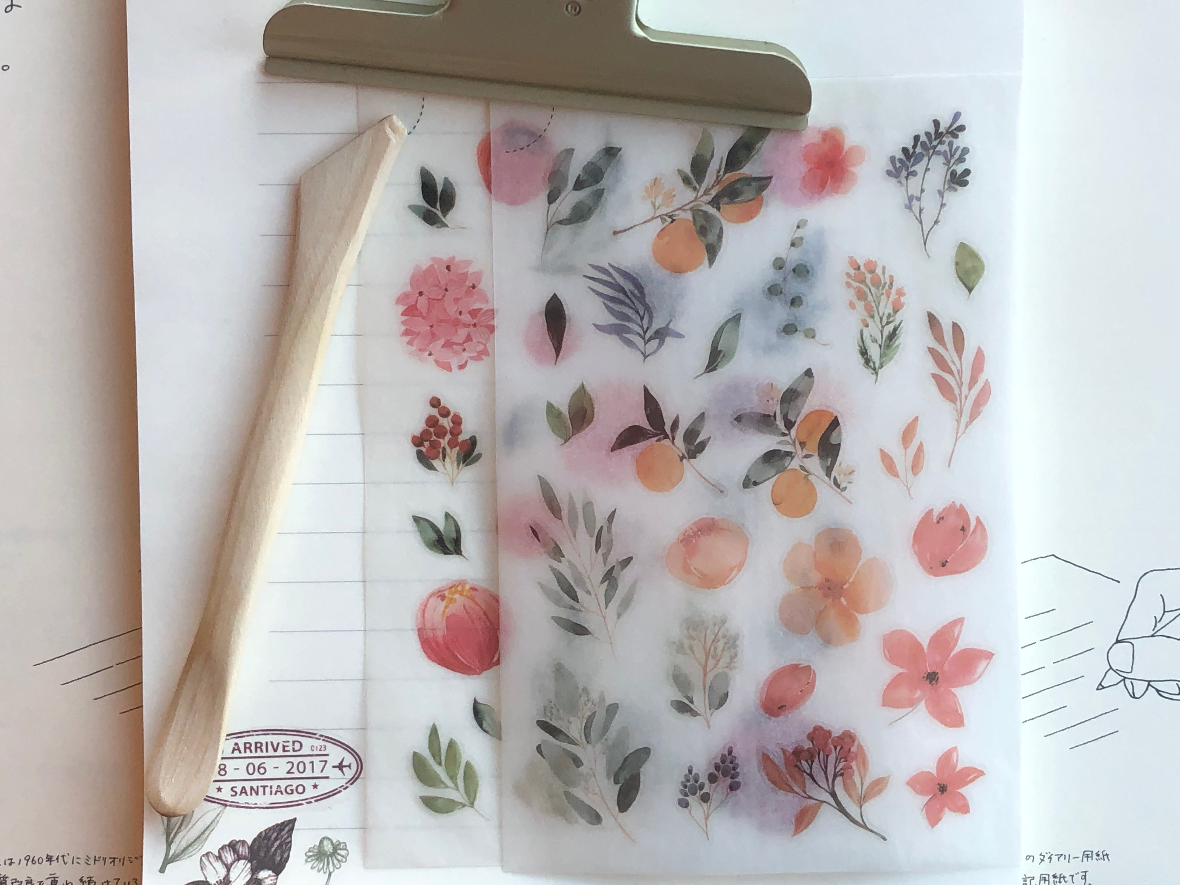 MU Print-On Stickers - Citrus Florals - #70