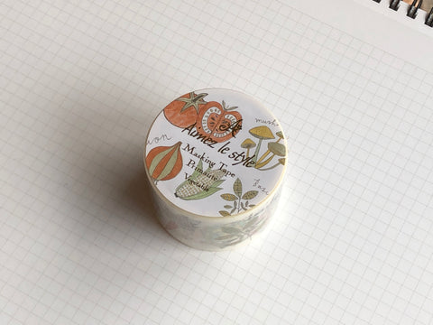 Masking Tape Washi - Vegetable