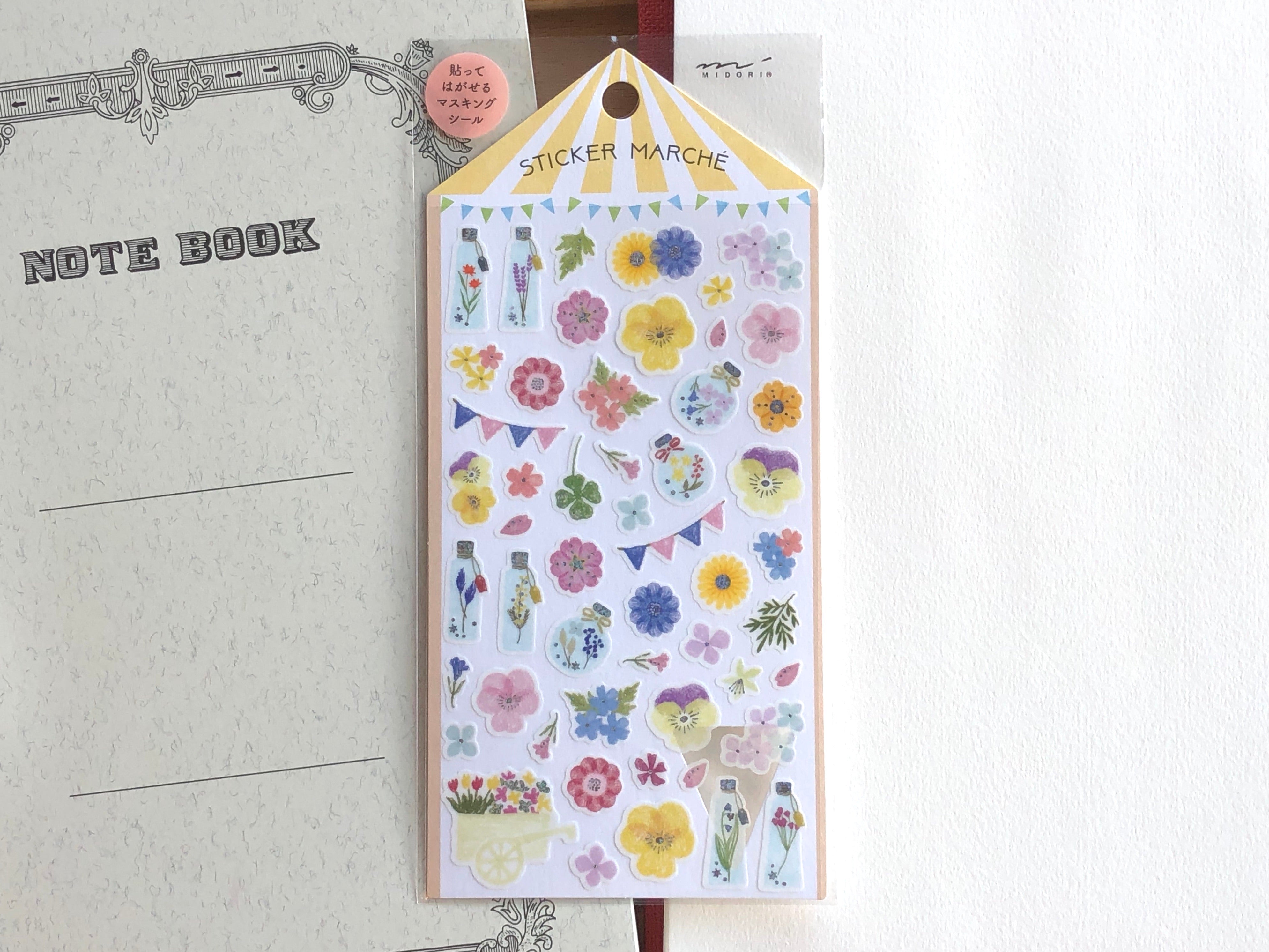 Sticker Marche Pressed Flower