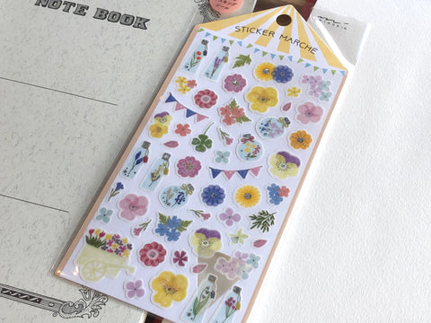 Sticker Marche Pressed Flower