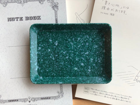 Hightide Marble Desk Tray - Small - Green