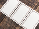 Classiky - Letterpress Memo Card - Brown