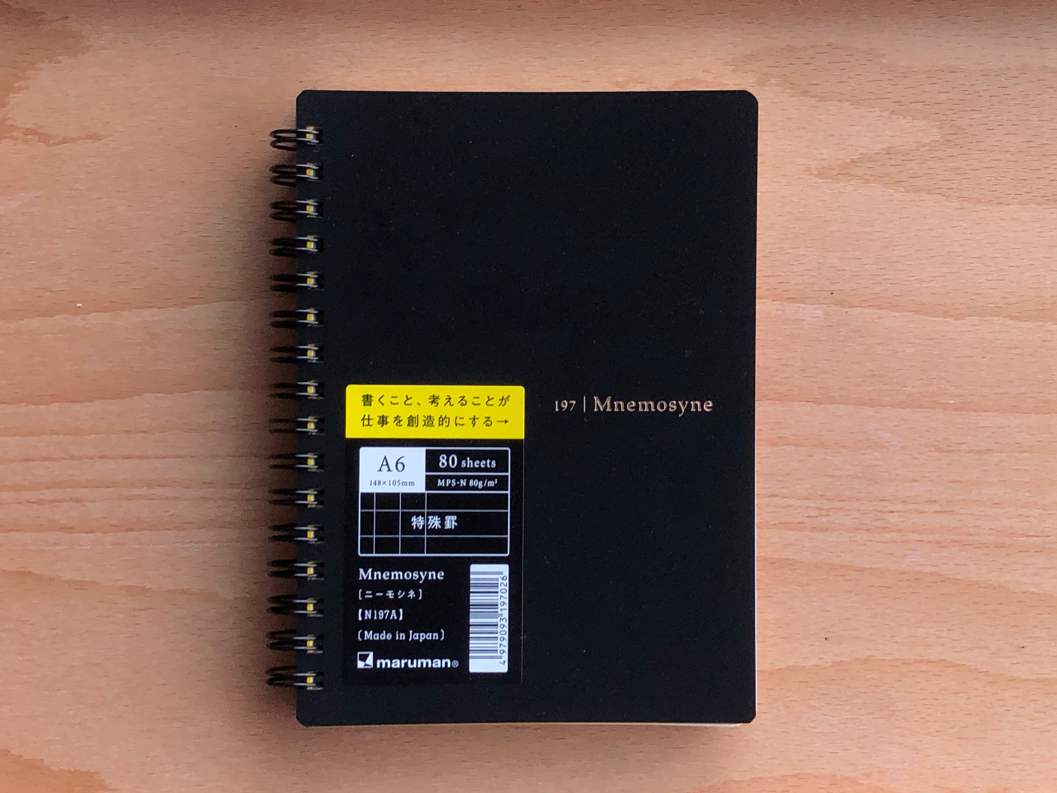 Mnemosyne Daily Notebook - A6 - Checklist