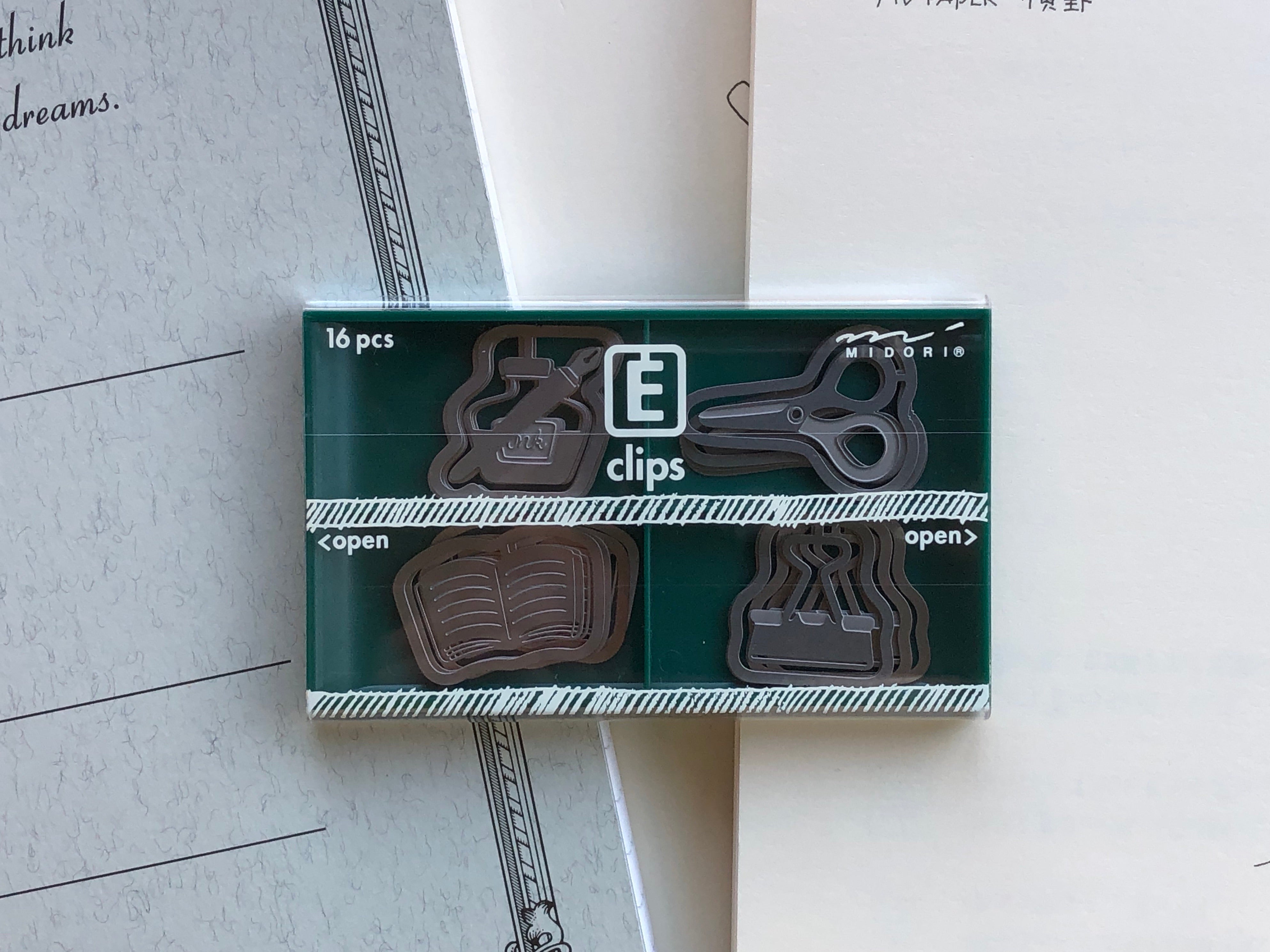 Midori Etching Clip E Clips - Stationery