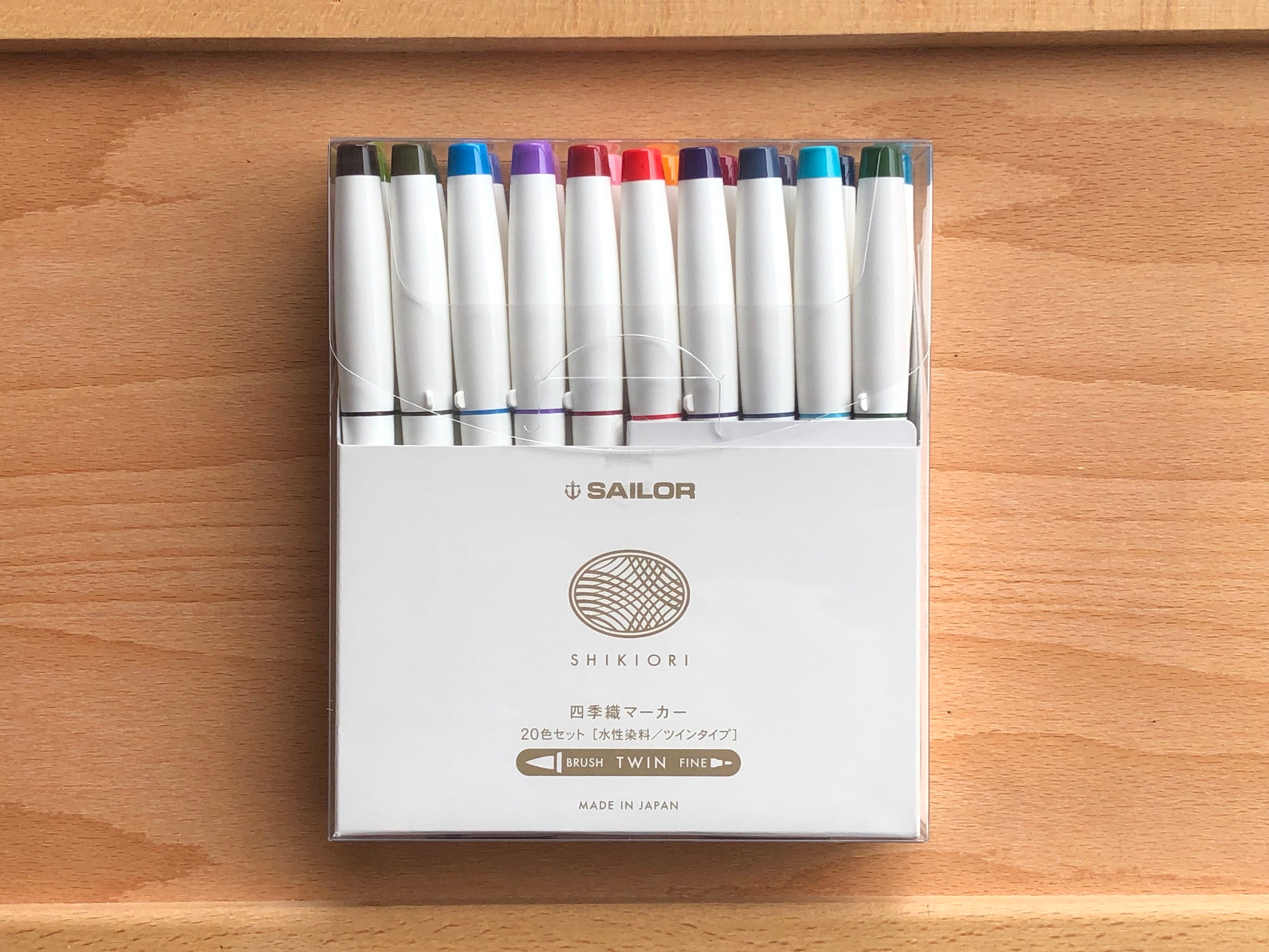 Sailor Shikiori Markers - Pack of 20