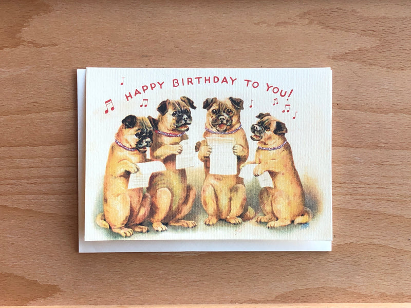 Happy Birthday Dogs Greeting Card