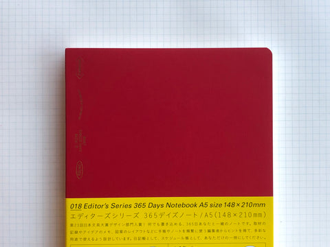 Stalogy Editor's Series 365Days Notebook - A5 - Colors