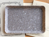 Hightide Marble Desk Tray - Medium - Gray