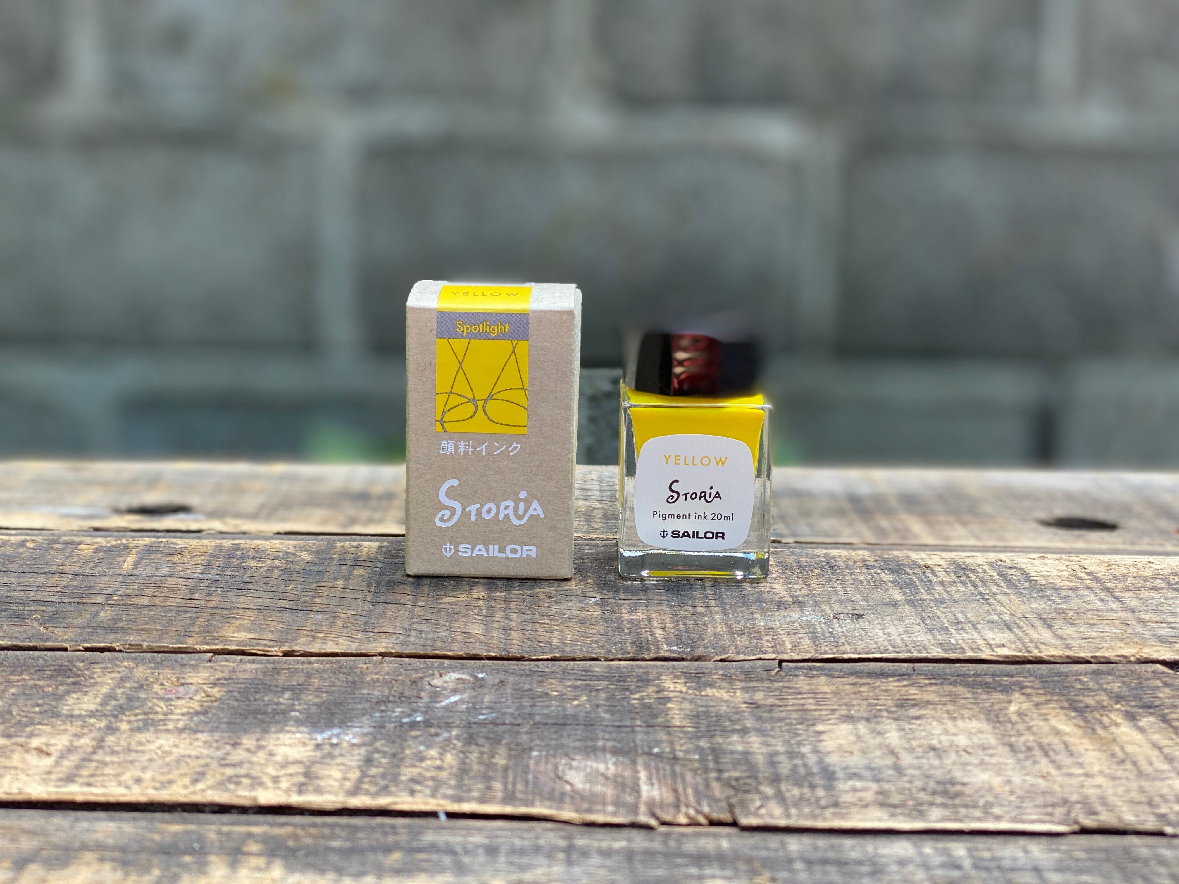 Sailor Storia Pigment Ink - 20mL - Spotlight Yellow