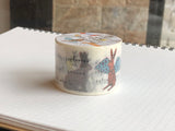 Masking Tape Washi - Dreamy Cat & Rabbit