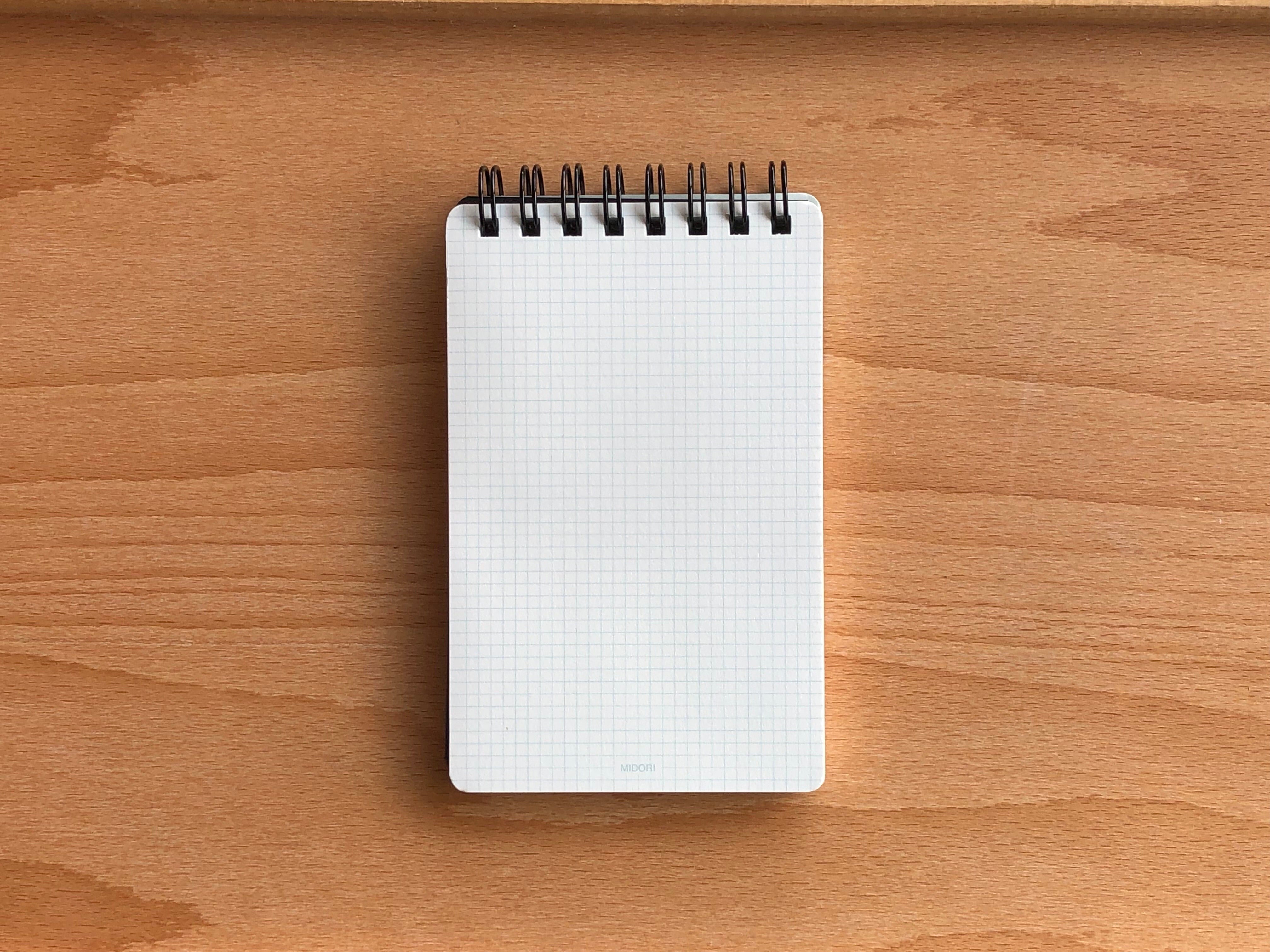 Midori PATTO Quick Open Memo Pad - White