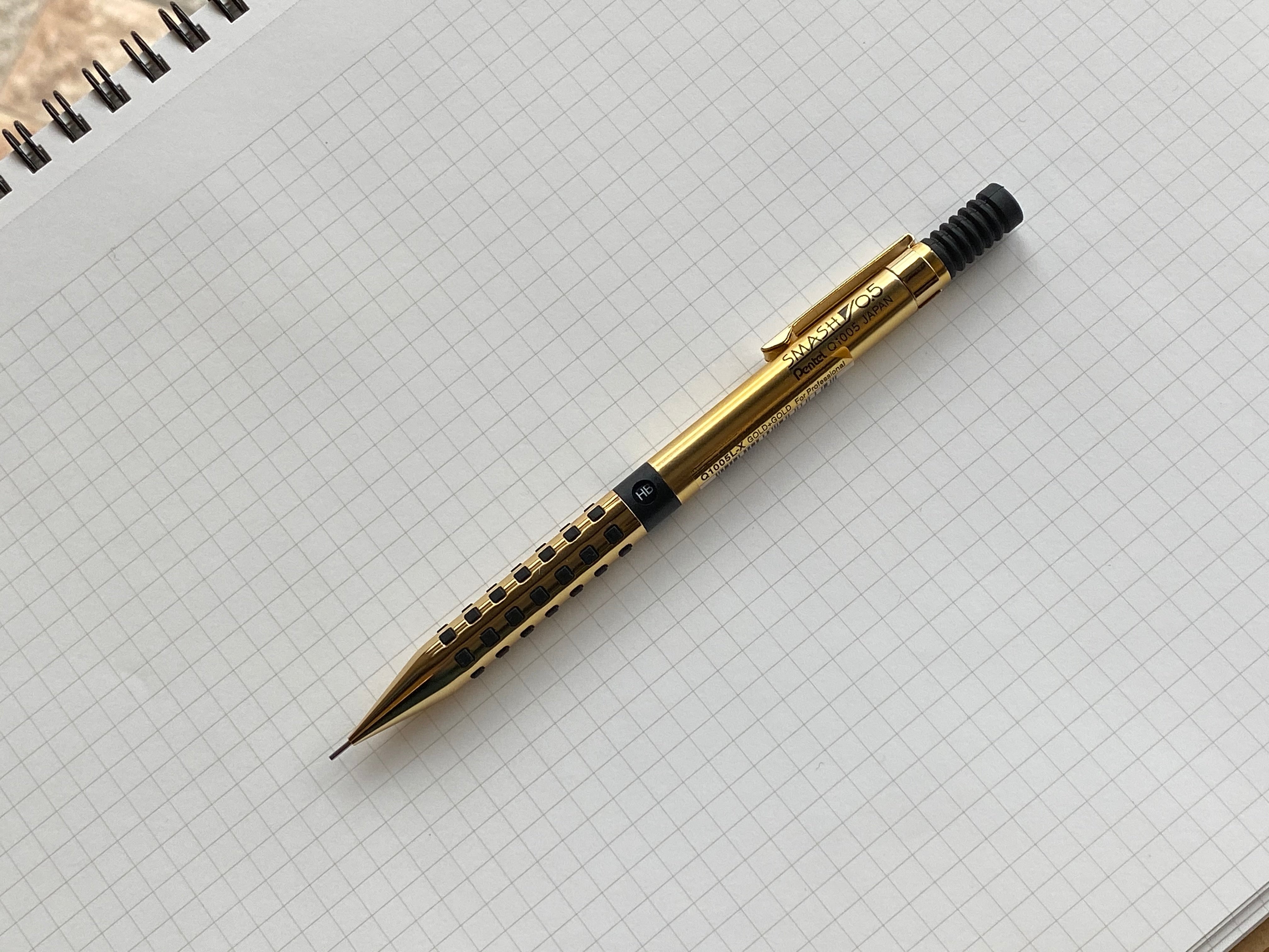 Pentel Smash Q1005 - Limited Gold - 0.5mm