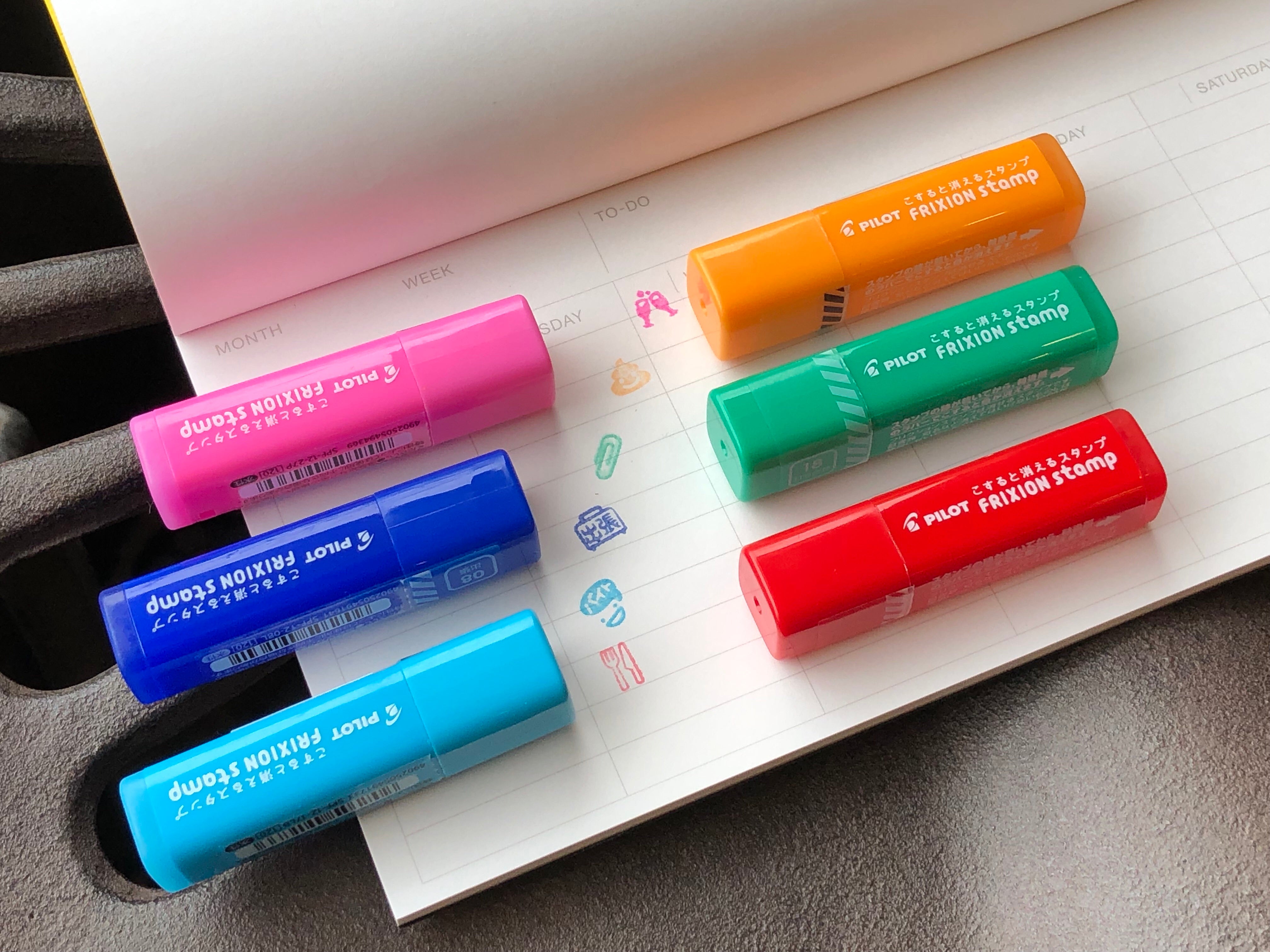 FriXion Erasable Stamp - Blue - Work Day